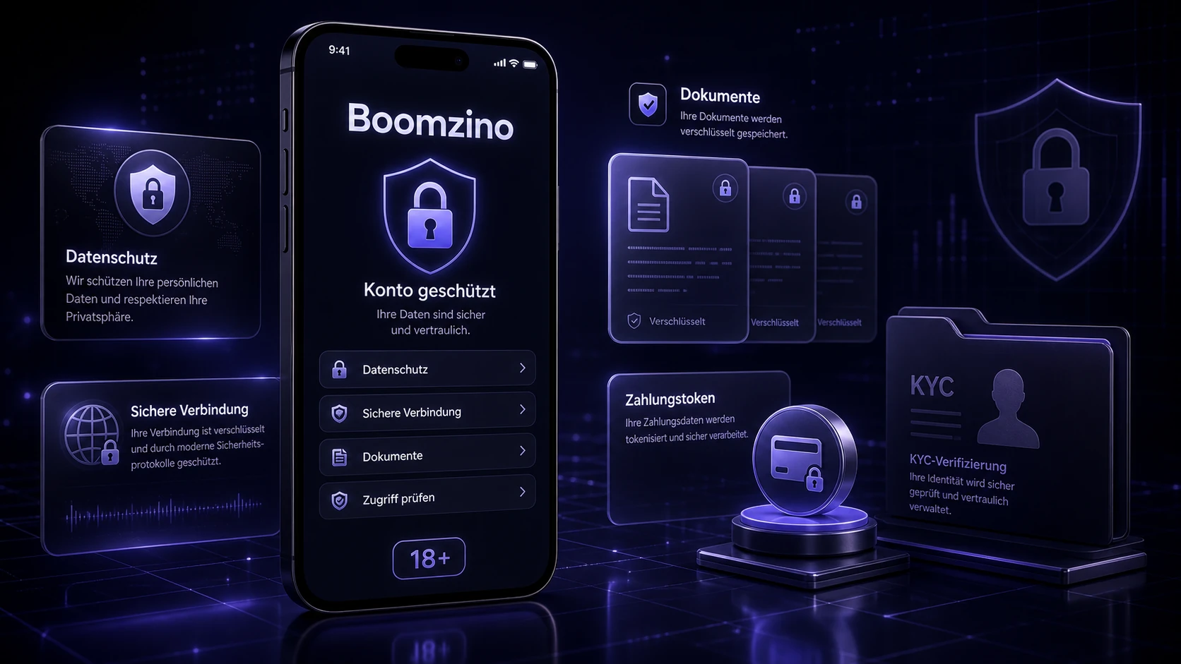 Boomzino App Sicherheit und Datenschutz